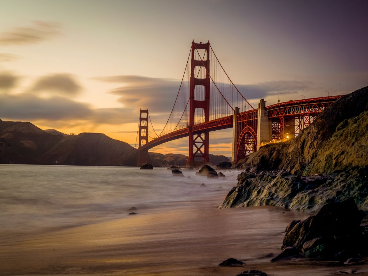 Golden Gate Bridge in California