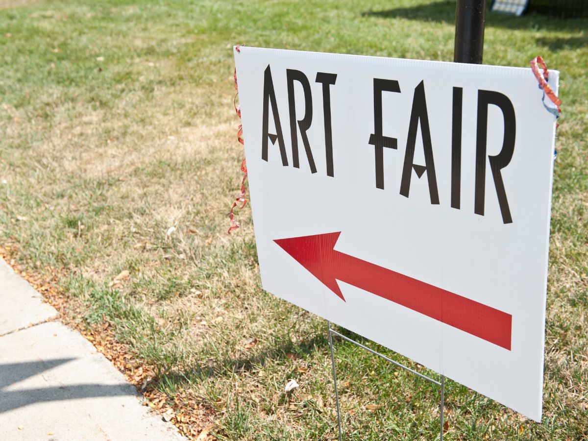 art fair sign