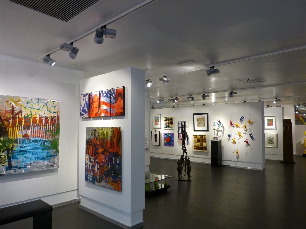 art exhibition display