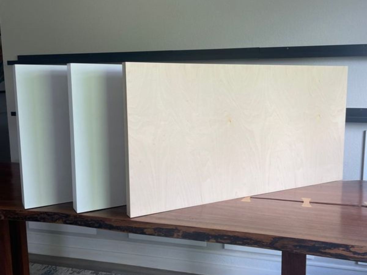 rectangular wood panels
